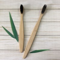 Zero waste Bamboo toothbrush with travel case