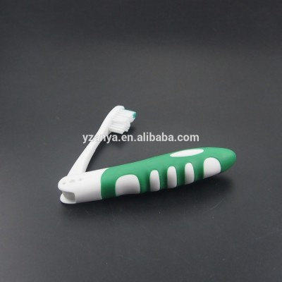 Yangzhou oral health products dental folding hot selling travel toothbrush