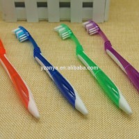 Own design toothbrush with polishing charcoal brush for teeth whitening