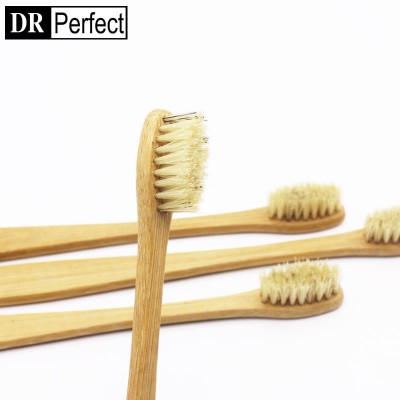 Popular custom Wild Boar Bristle Bamboo Toothbrush With Cheap Price